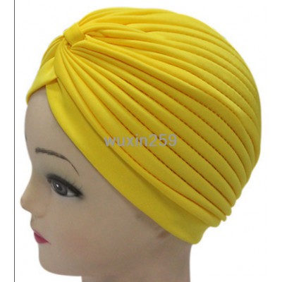 Stretchy Cotton Turban Head Wrap Band Sleep Hat Indian Caps Scarf Hat Ear Cap A1  eb-87258015